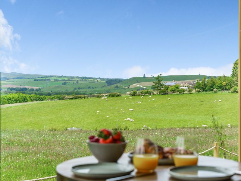 Breakfast scene at The Roundhouses