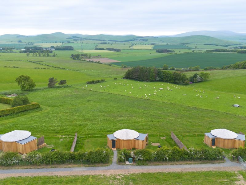 luxury glamping in Northumberland